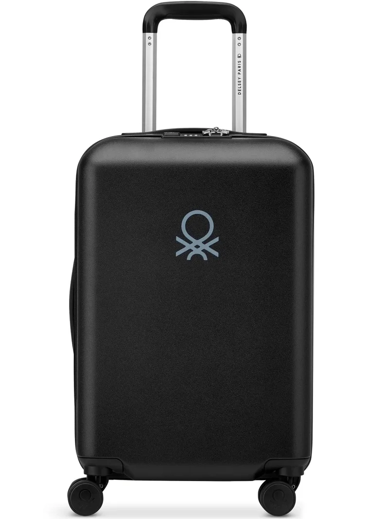 UCB 55 Cm 4 Double Wheeled Hardside Expandable Check-In Luggage Trolley Case - Black